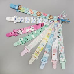 1/3pcs Cartoon Cloth Fabric Baby Pacifier Chain Pacifier Anti Drop Chain Anti Loss Clip for Children's Toys
