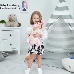 1Pc Toddler Doll Carrier, Pet Carrier, Adjustable Baby Carrier for Infants and Toddlers, Multifunctional Pretend Play Doll Double Ring Carrier, Suitable for Children Aged 3-6, Toy Backpack.