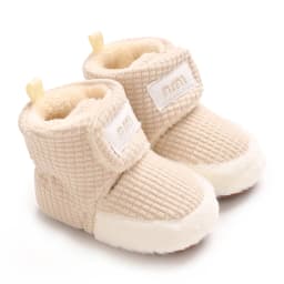 Winter Newborn Boys and Girls Cute Cartoon Cotton Shoes with Soft Sole and Warm Boots Preschool Walking Shoes Winter Newborn
