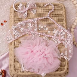 Ylsteed Pink Polka Dot Newborn Photography Romper with Bow Headband Baby Girl Photoshoot Outfits 1 Month Infant Picture Props