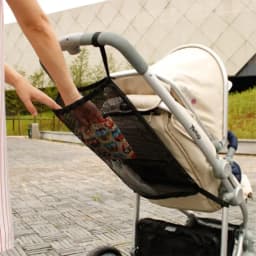 Baby Stroller Hanging Net Bags Stroller Accessories Portable Large Capacity Pram Storage Pocket Infant Products Organizer Bag