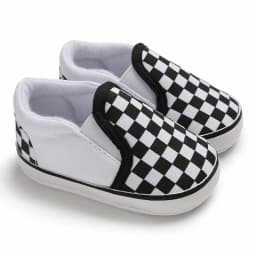 2025 New Baby Canvas Sneakers Anti-slip Soft Plaid Baby Boy Girl Shoes Newborns First Walkers Infant Baby Unisex Casual Shoes