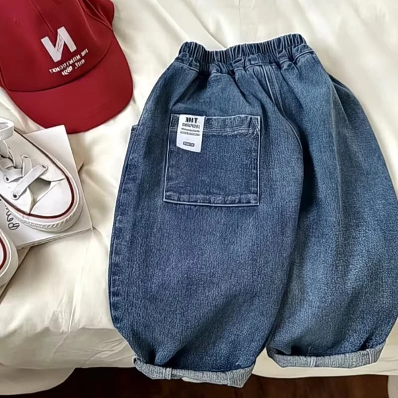 New Spring Summer Children's Clothes Girls Jeans Cotton Loose Baby Boys Harem Pants 1-7Year Toddler Kids Casual Denim Trousers