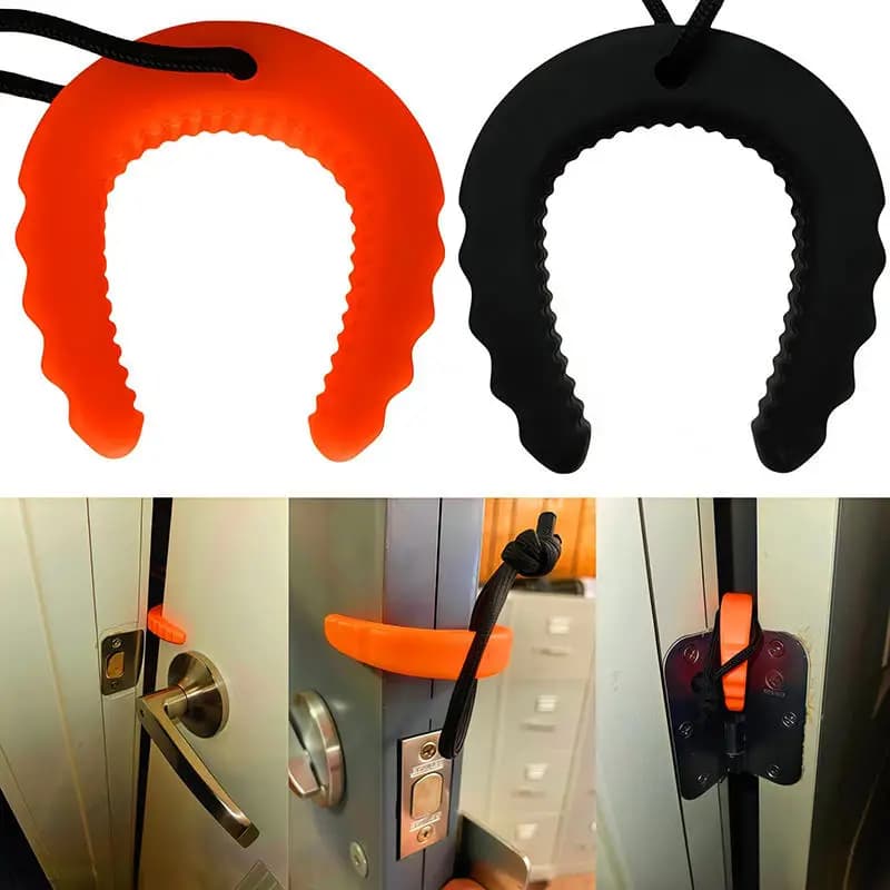 1/2Pcs Door Stopper Wedge,First Responder Door Stops For Police & Firefighter Durable Door Stoppers & Wedges