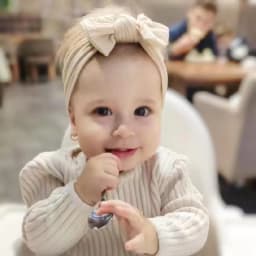 1/3/4/6Pcs Solid Color Baby Headband Bow Children Hair Band Elastic Nylon Newborn Soft Turban Headwrap Kid Hair Accessories