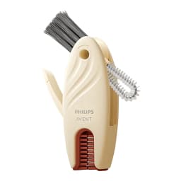 Avent W67 Bottle Brush Cleaning Set of 10 Magnetic Suction Silicone Brush Head for Washing Draining Without Damaging The Bottle