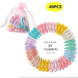40PCS to 10PCS Hair Clips Girls Cute Candy color Hair Accessories Candy Color Style Hair Clips Toddler Hair Wear Headdress
