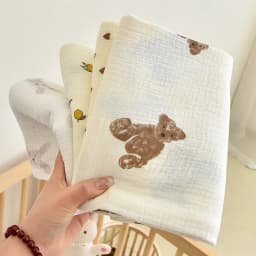 Newborn Baby Cotton Blanket Summer Bedding Babies Stuff Throw Blanket Muslin Squares Receiving Blanket