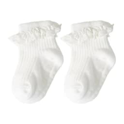 1/3/4/5pairs Cotton Pure Color Toddler Girl Lace Socks Infant Baby Girls Non-slip Socks Young Children Girl Cute Half Knee-socks
