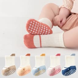 3Pairs/lot Children's Socks For Girls Boys Cotton Soft Toddler Floor Home Socks For Baby Elegant Fashion Kids Sock Anti-slip New
