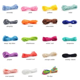 20m/Lot DIY Nylon Cords 1.5mm Pacifier Clip Chain For Teething Necklace Make Rope Silicone Beads Handmade Satin Jewelry Thread