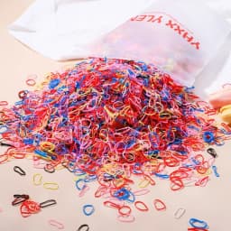 500/1000Pcs/bag Girls Colourful Disposable Rubber Band Hair Ties Headband Children Ponytail Holder Bands Kids Hair Accessories