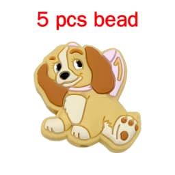 5pcs Silicone Pacifier Chain Cartoon Beads Baby DIY Care Nipple Chain Ornaments Parts