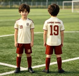 2026 Special Yamal 19 Football Jersey Tee & Shorts Set, Single Top Available,Spain Fans 2‑Piece Outfit Summer for Men Women Kids