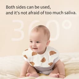4Pcs Ultra-Soft and Comfortable Baby Bibs, Suitable for Ages 0-3, with Snap Button Design, Washable-Machine Washable, Newborn Gauze Drool Bibs-Waterproof Spit-Up Bibs for Babies, Ultra-Soft Autumn and Winter Bibs, Perfect Baby Shower Gift.