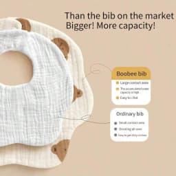 4Pcs Ultra-Soft and Comfortable Baby Bibs, Suitable for Ages 0-3, with Snap Button Design, Washable-Machine Washable, Newborn Gauze Drool Bibs-Waterproof Spit-Up Bibs for Babies, Ultra-Soft Autumn and Winter Bibs, Perfect Baby Shower Gift.