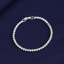 925 Sterling Silver Bracelet Love Elegant Zircon Tennis Crystal Chain for Women Fashion Noble Engagement Wedding Glam