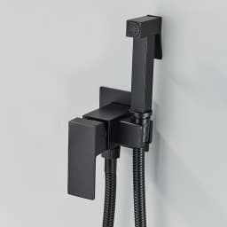 Rose Gold Bidet Faucet Wall mounted Toilet spray Bathroom Shower Tap Cold and Hot Mixer Handheld Spray Gun Wash Basin Crane