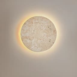 Natural Yellow Cave Stone Led Sconce Lamp Nordic Minimalist Wabi Sabi Home Decoration Living Room Bedside Corridor Wall Lights