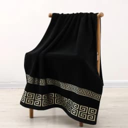 100% Black Cotton Bath Towel Absorbent Adult Bath Towels Solid Color Soft Face Hand Towel For Bathroom Washcloth 70x140cm