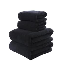Black Bath Towel Thick Large Soft Cotton Face Hand Shower Towels for Adults Kids Home Bathroom Spa Toalla 34*74cm/70*140cm