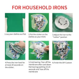 Fashion Letter Lion Animal Heat Transfer Patches For Clothes DIY A-Level Washable T-shirts Iron-on Thermal Stickers