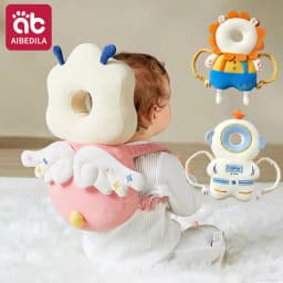 AIBEDILA Head Protection Newborn Baby Head Protector Backpack PP Cotton Filling Toddler Crawling Walking Safety Cushion