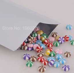 Variety of Sizes Reusable Packaging Bag Heat Sealing Open Top Aluminum Foil Vacuum Package Pouch Red Flat Mylar Bags 100pcs/lot