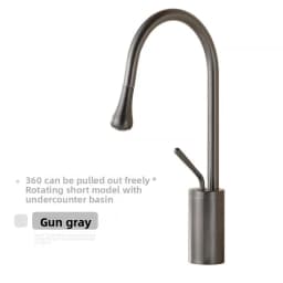 Modern Basin Faucet Brushed Gold Black Silver Faucet Deck Mounted Basin Sink Tap Mixer Hot Cold Brass Tap for Bathroom