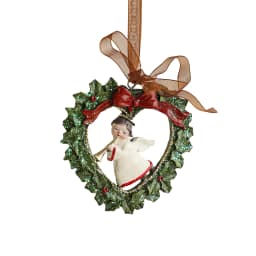 2026 Xmas Tree Pendant Cartoon Painted Santa Claus Elk Bear Christmas Stocking Resin Pendant Christmas Party Decorations 1pc