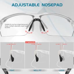 SCVCN Photochromic Cycling Glasses Men MTB Cycling Sunglasses Road Bike Glasses UV400 Bicycle Glasses Outdoor Sports Sunglasses