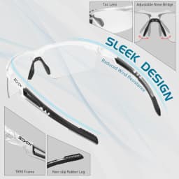 SCVCN Photochromic Cycling Glasses Men MTB Cycling Sunglasses Road Bike Glasses UV400 Bicycle Glasses Outdoor Sports Sunglasses