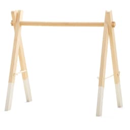 Wooden Rattle Toys Play Gym Mobile Hanging Sensory Toys Foldable Play Gym Frame Activity Gym 0 - 12 Months Baby Activity Area