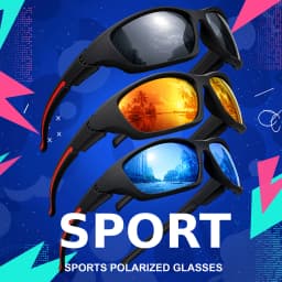 1_2pcs Advanced Cool Fantasy Polarized Surround Fashion Sunglasses,Men's and Women's Outdoor Sports,Cycling,Fishing,Hiking,Golf