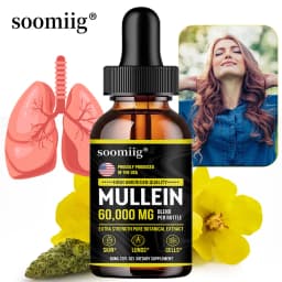 Mullein Leaf Drops - Powerful Mullein for Immune Support,Detox & Respiratory Support,Organic Cleanse Supplement