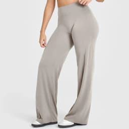 STOUREG Straight Leg Bottoms Women's Mid-Waist Yoga Pants GYM Leggings Naked Feel Pilates Running Sports Trousers