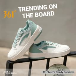 361 Degree NEW Men Skateboard Shoes Casual Splash Proof Leisure Non-Slip Wear-Resistant Soft Elastic Male Sneakers 672536608