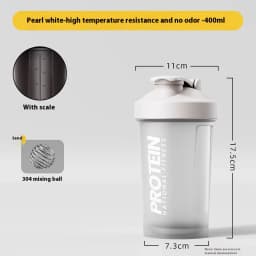 Gianxi Shaking Cup Fitness Sports Water Cup Protein Powder Shaking Cup Milk Shake Brewing Mixing Cup Male Female Cup