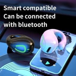 S20 Ear Clip Wireless headset V5.3 Non In Ear Single Ear OWS Bluetooth Earphones Running Sports Universal headphones