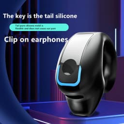 STTKGZD Earphone Clip Wireless Bluetooth Headphone Air Conduction Headset High Quality TWS Auriculares Sport Noise Canceling