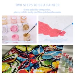 GATYZTORY Acrylic Painting By Numbers Handicrafts Girl Coloring By Numbers Wall Decor For Adults Artwork Diy Set Gift