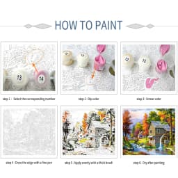 GATYZTORY Acrylic Painting By Numbers Handicrafts Girl Coloring By Numbers Wall Decor For Adults Artwork Diy Set Gift