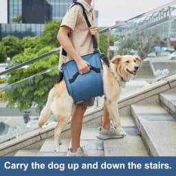 Pet Dog Carry Sling, Emergency Backpack Pet Legs Support & Rehabilitation Dog Lift Harness , for Dogs Joint Injuries,Arthritis