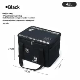 30L/42L/56L Autumn Camping Bag Insulated Waterproof Tactical Foldable Outdoor Picnic Tableware Storage Box Large Capacity Field