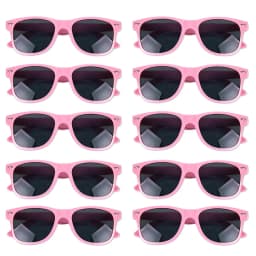 10pcs Bachelorette Party Sunglasses Black White Pink Square Heart Shape Glasses Bride and Groom Photo Glasses Bridal Shower Deco