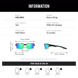 Sport Sunglasses Men Cycling Glasses Running Fishing Eye Protection Riding Goggles Outdoor Sports