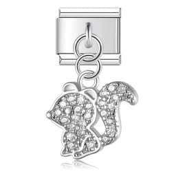 Hapiship Animal Owl Pig Fox Cat Chicken Italian Charms Fit 9mm Stainless Steel Bracelet Jewelry DJ1926