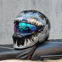 New Retro Motorcycle Helmet Casco Para Motos Multi Functional Combination Helmet Black Warrior Scorpion Helmet Casco Para Motos