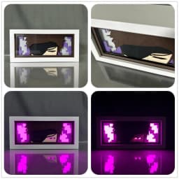 BLEACH 3D Paper carved lamp Anime Figure Kurosaki Ichigo Aizen Sousuke Ulquiorra cifer Night Light bedroom Decoration lamps