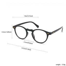 Small Round Glasses Frame Women Men Fashion Anti Blue Light Eyeglasses Frames Vintage Optical Computer Decoration Spectacles